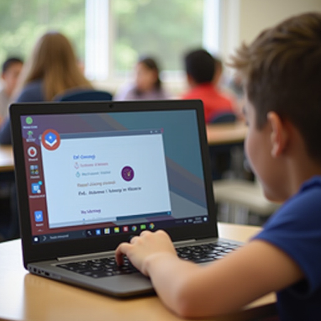 wie man Apps zum Startbildschirm auf dem Schul-Chromebook hinzufügt