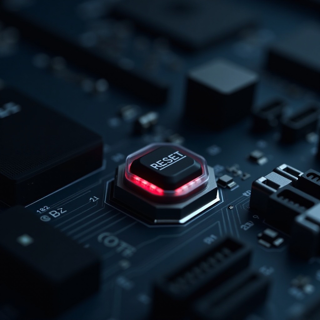 interruttore di ripristino sulla scheda madre