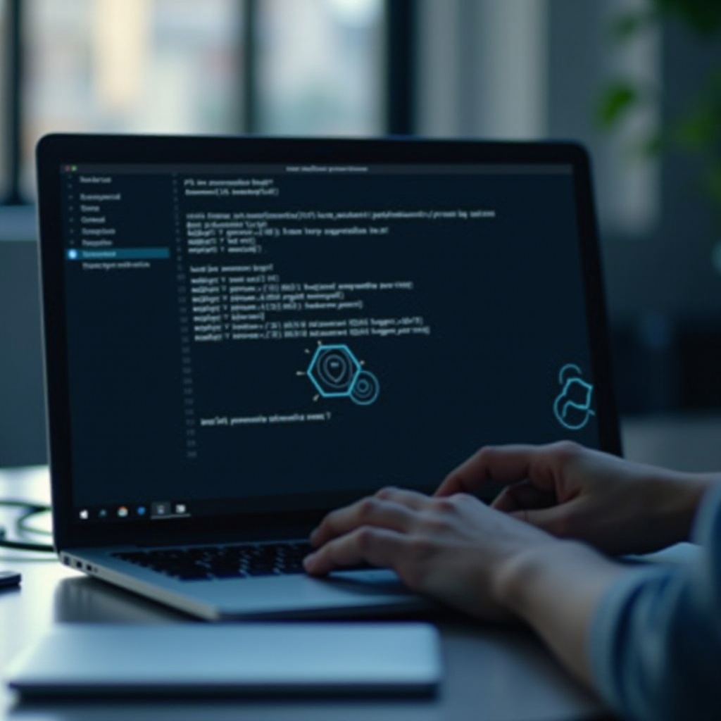 prompt dei comandi per eseguire la scansione dei virus