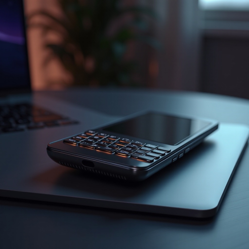 Nicht-Smartphone mit Tastatur