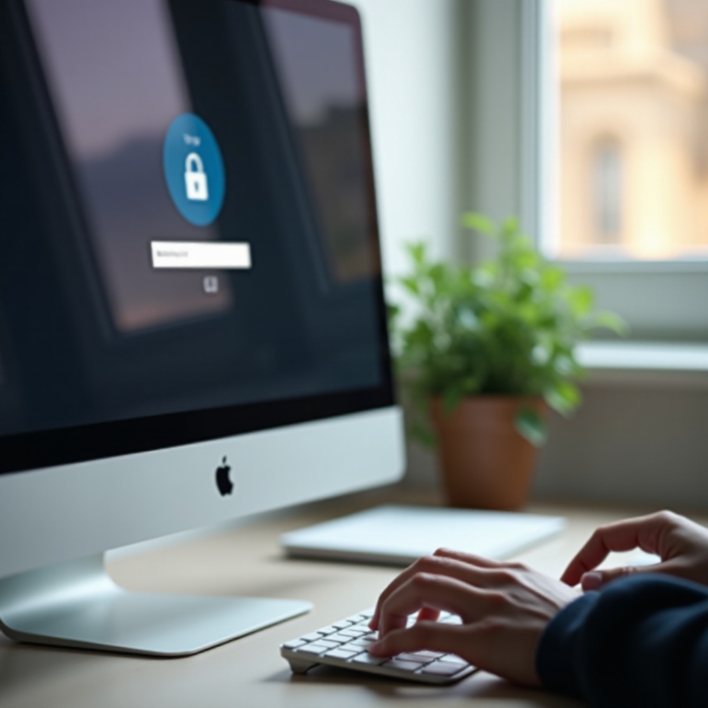 Bildschirmsperre für Desktop-PC