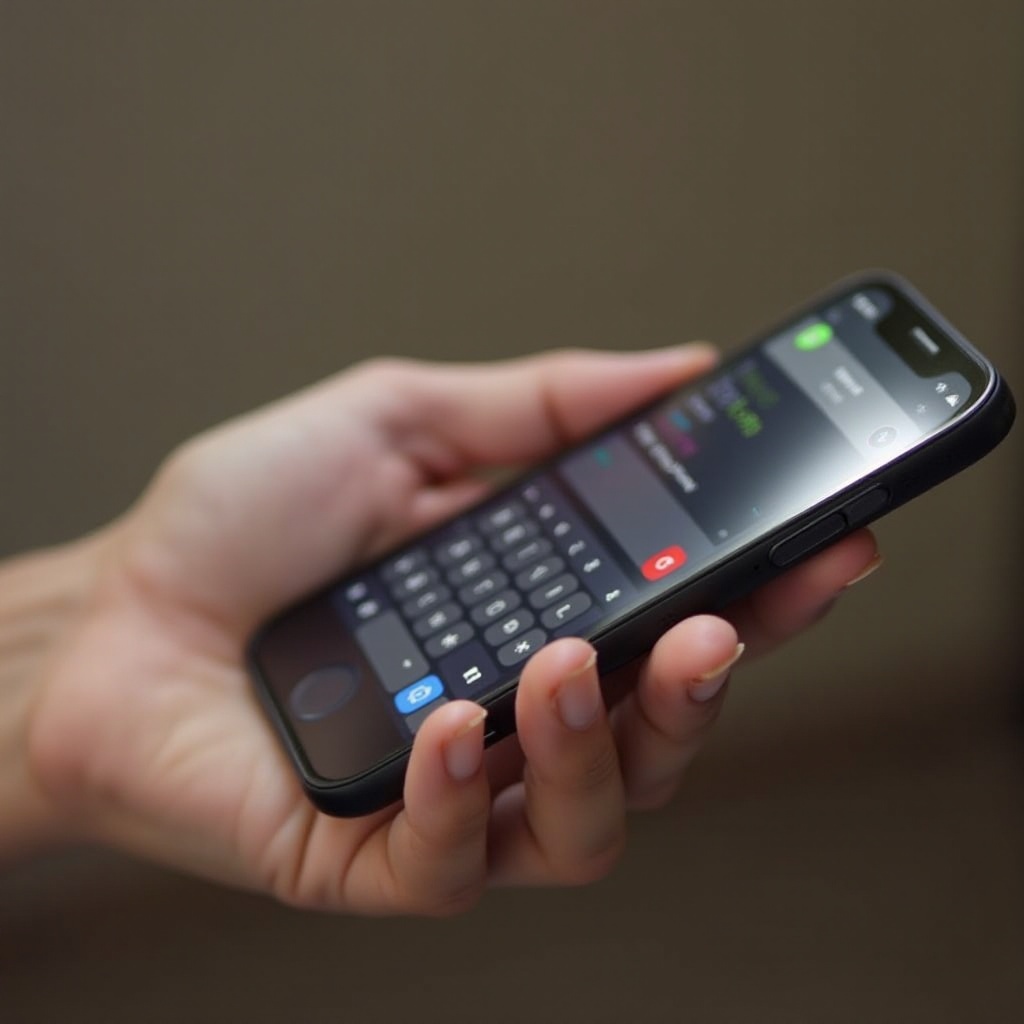 gradi sulla tastiera dell'iPhone